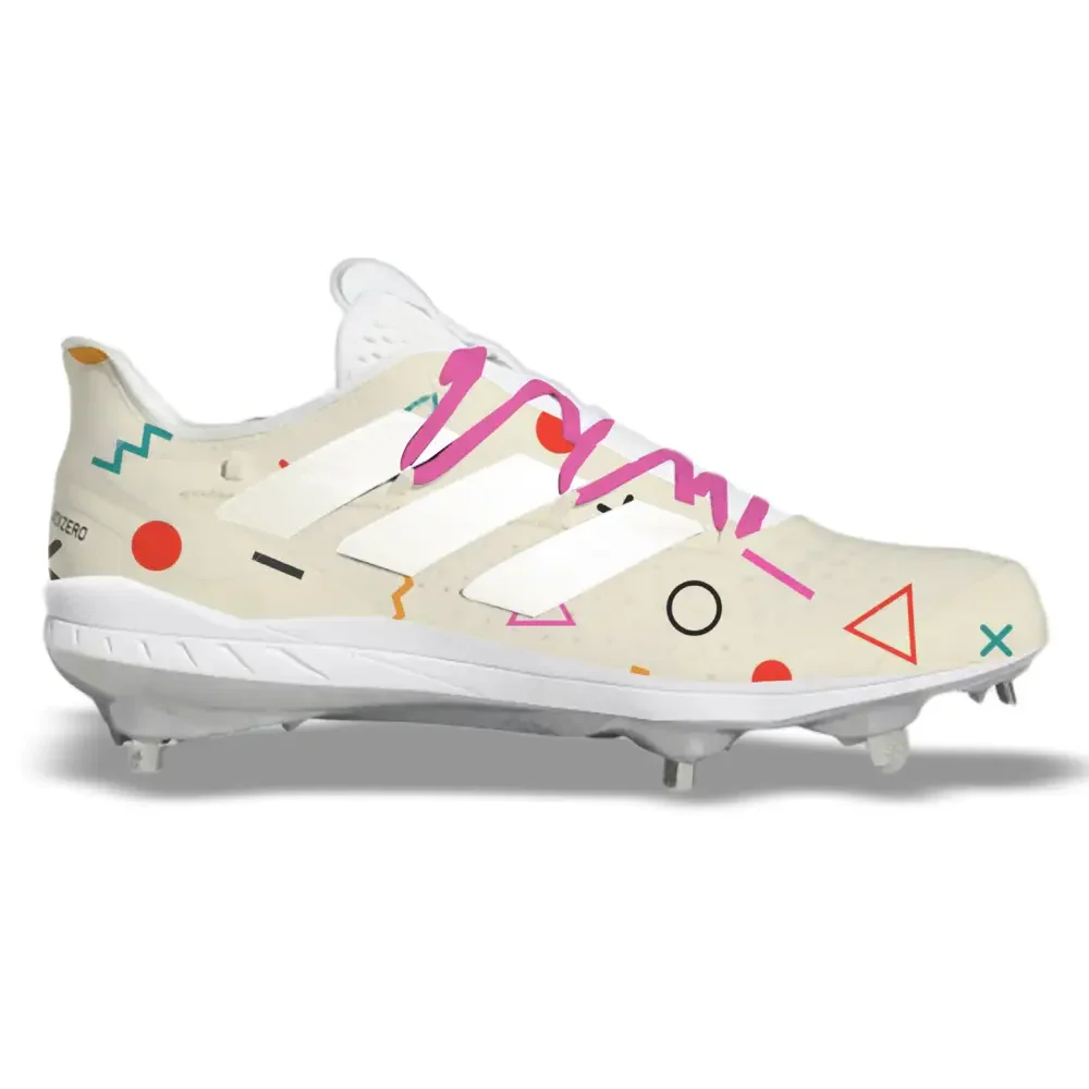 "Retro '90s Cream" Adidas Adizero Afterburner 8 Cleats