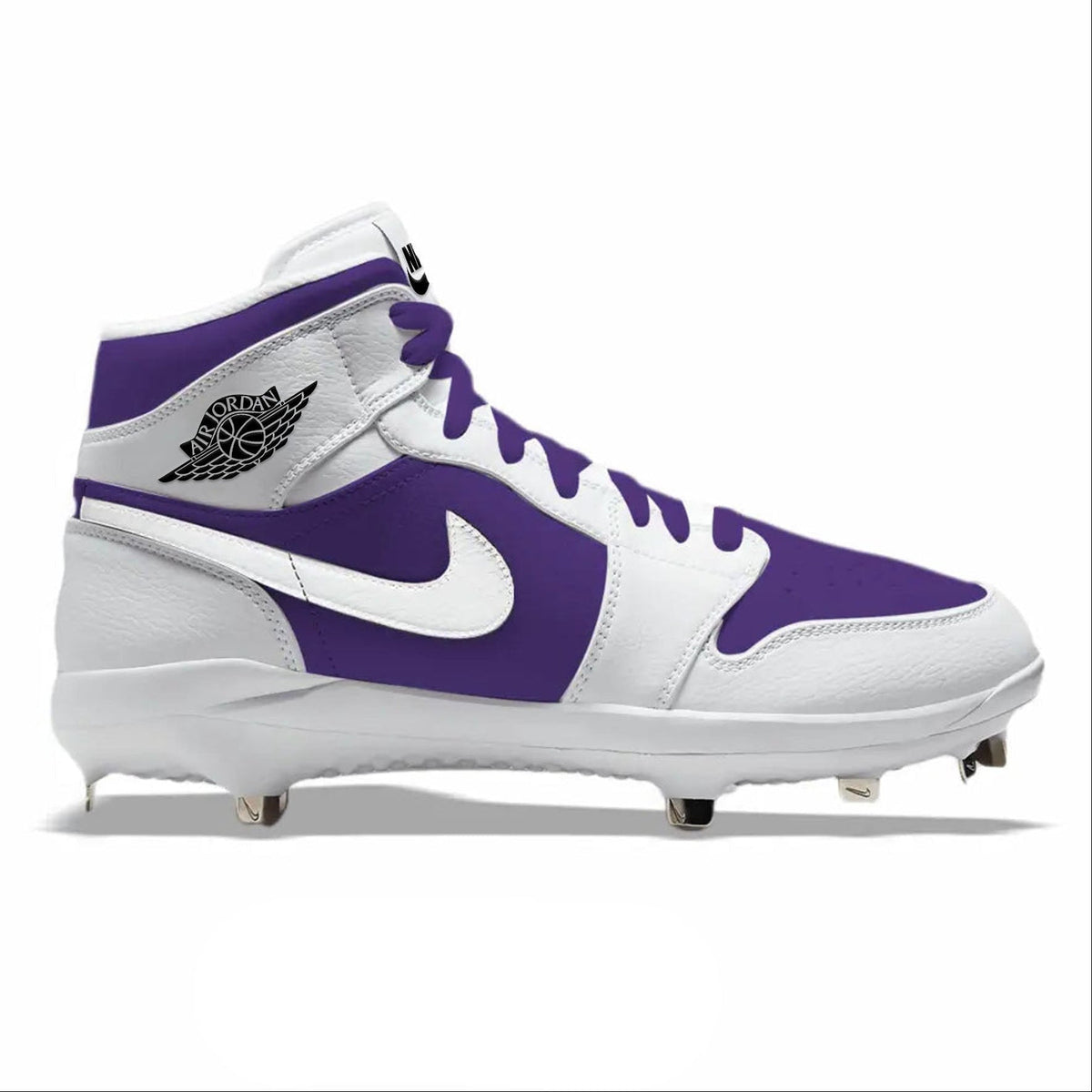 "Reverse Court Purple" Jordan 1 Retro Cleats