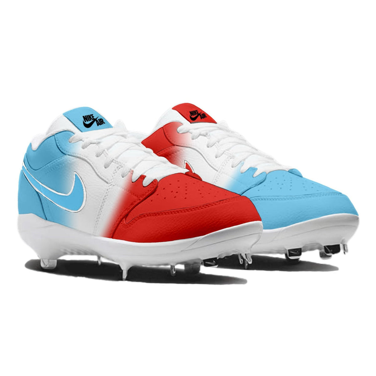 "Rocket Pop" Jordan 1 Retro Cleats
