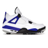 "Royal Blue Cement" Jordan 4 Retro Golf Shoes