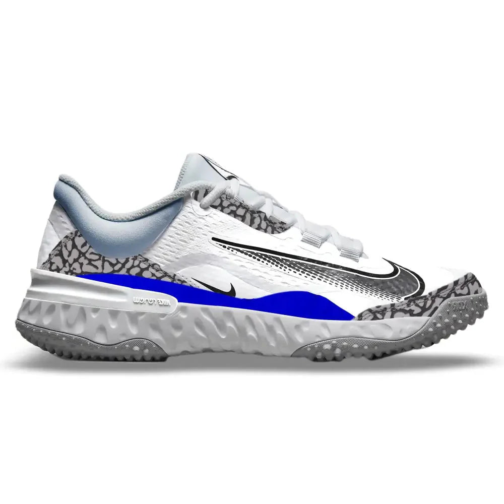 "Royal Blue Cement" Nike Alpha Huarache Elite 4 Turfs
