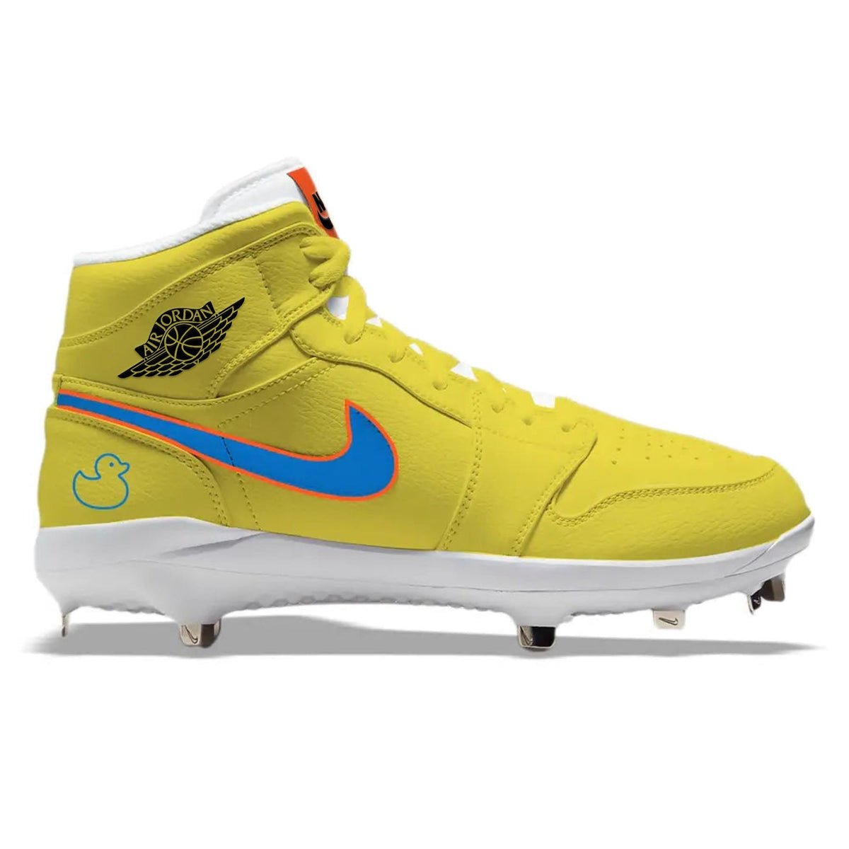 "Rubber Duck" Jordan 1 Retro Cleats