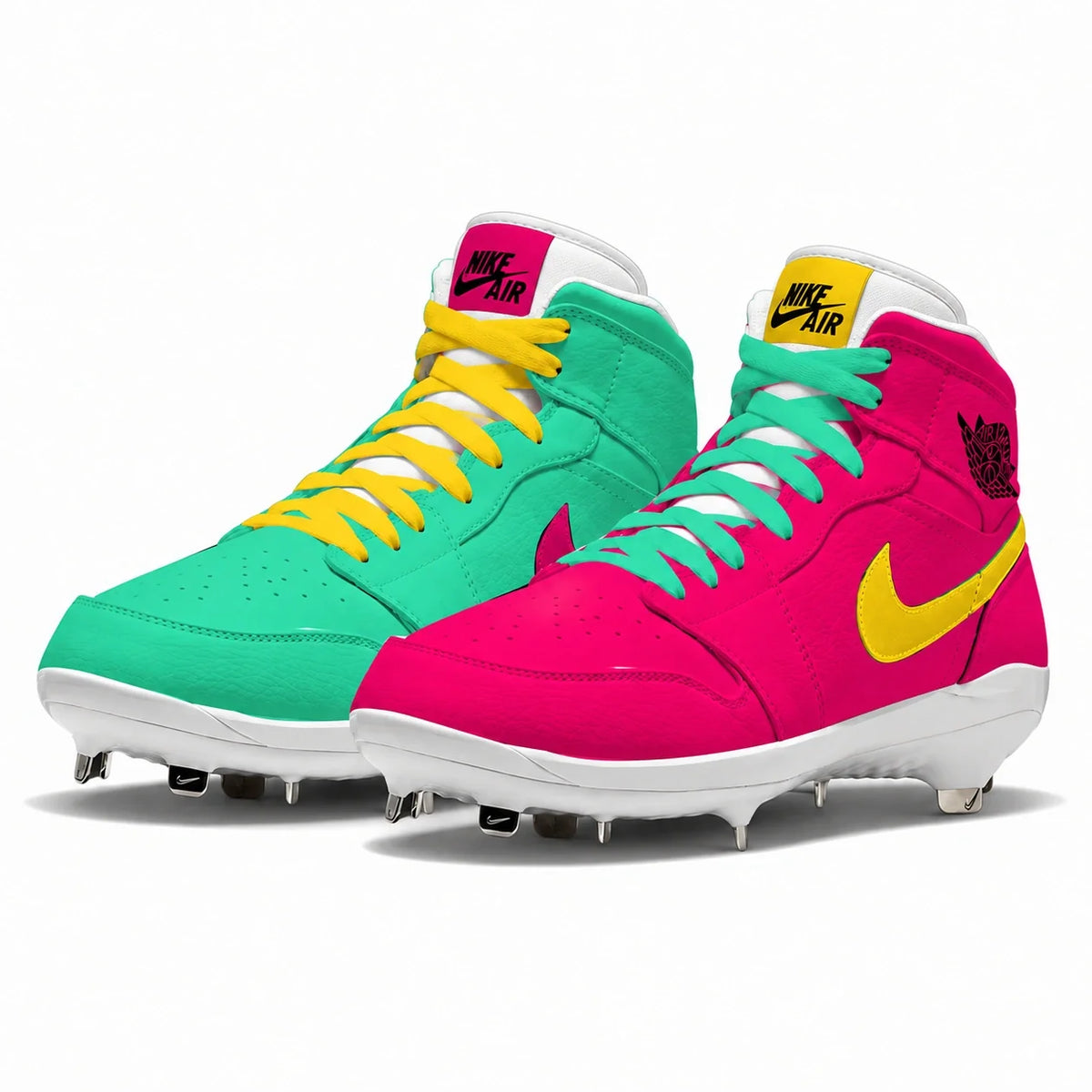 "San Diego Mismatch" Jordan 1 Retro Cleats