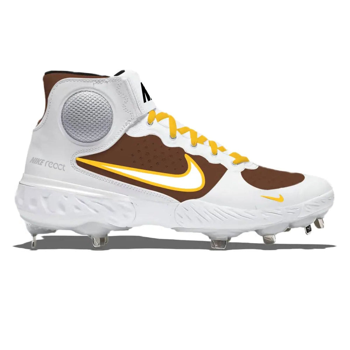"San Diego" Nike Alpha Huarache Elite 3 Mid Cleats