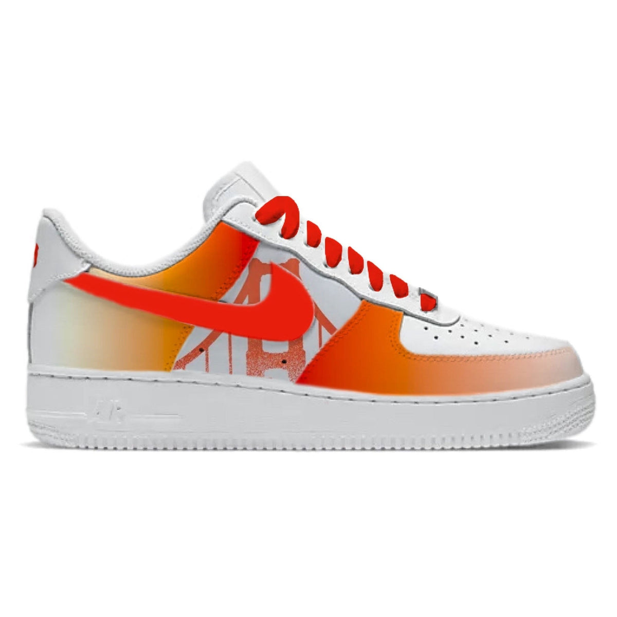 "San Francisco" Nike Air Force 1 Low Shoes