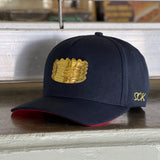 SCK Snapback Hat - Navy Blue & Gold