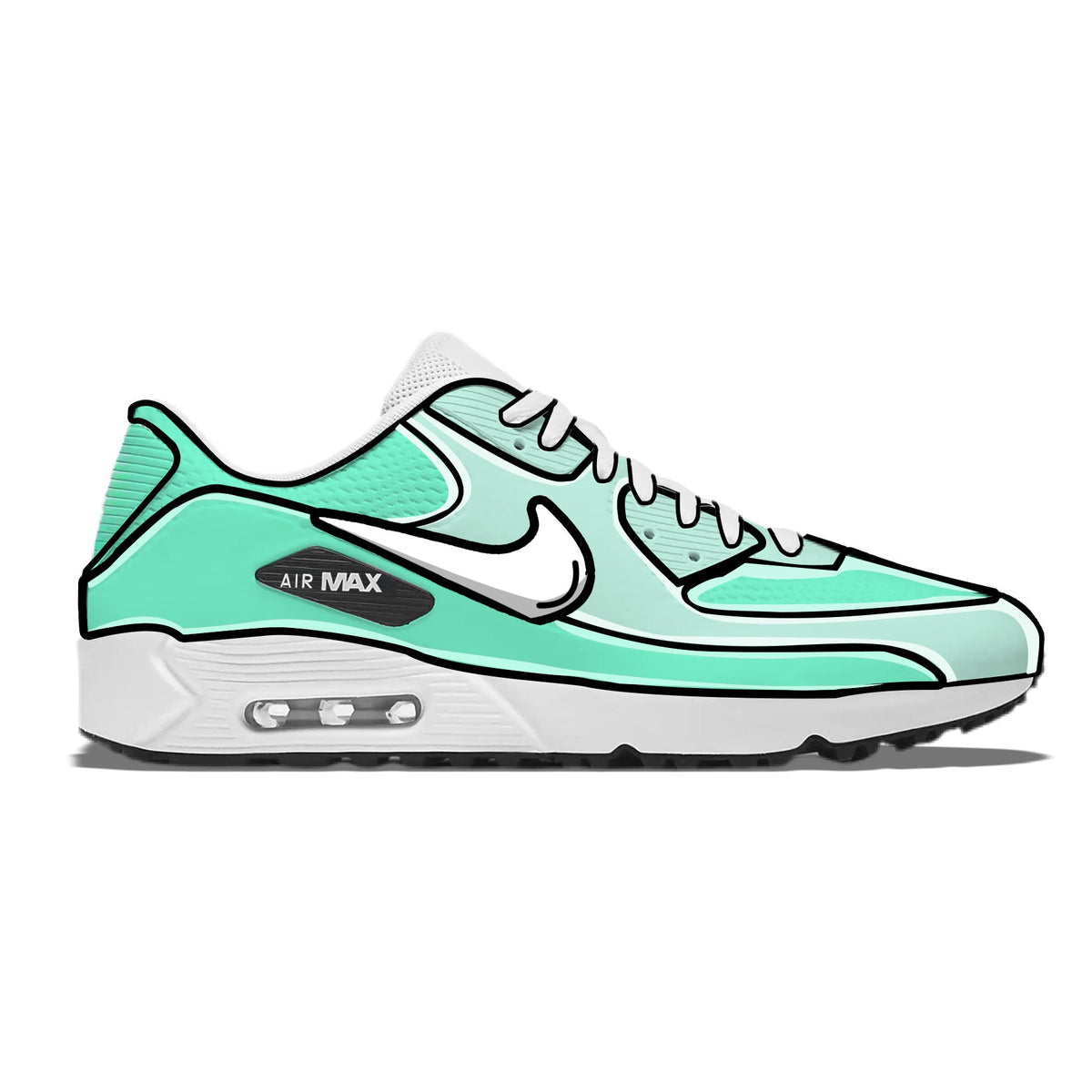"Seafoam Cartoon" Nike Air Max 90 G Golf Shoes
