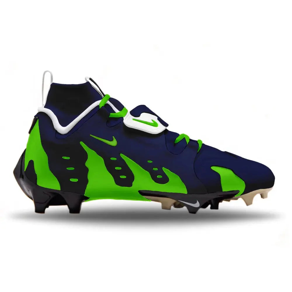 "Seattle" Nike Vapor Edge 360 DT 96 'Diamond Turf' Cleats