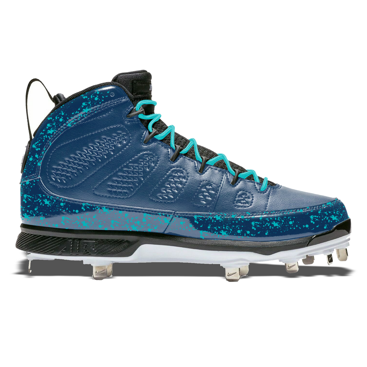 "Seattle Splatter" Jordan 9 Retro Cleats