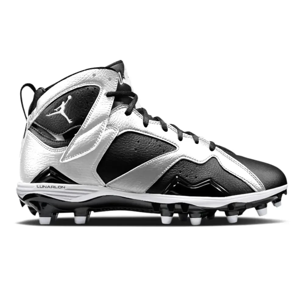 "Silver & Black” Jordan 7 Retro TD Cleats