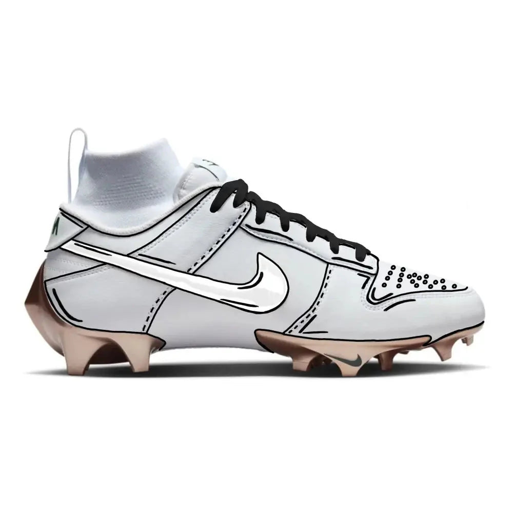 "Sketch" Nike Vapor Edge Dunk Cleats