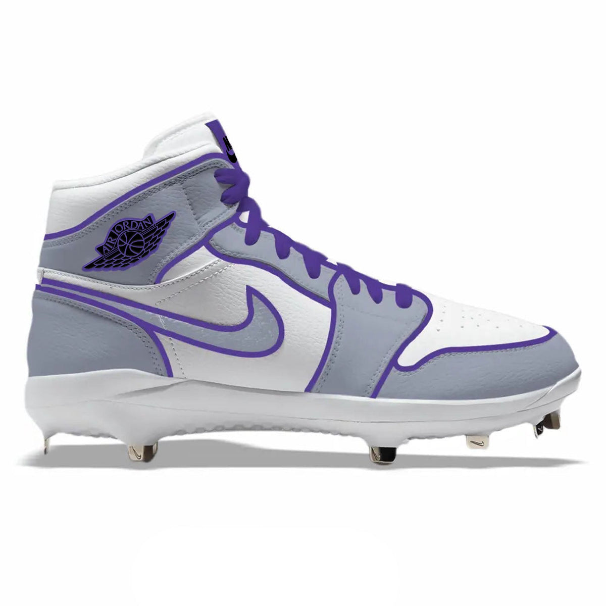 "Slate Lines" Jordan 1 Retro Cleats