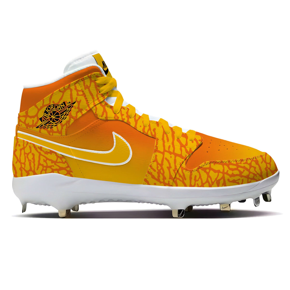 "Solar Flare" Jordan 1 Retro Cleats