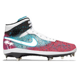 "South Beach Splatter" Jordan 1 Retro Cleats