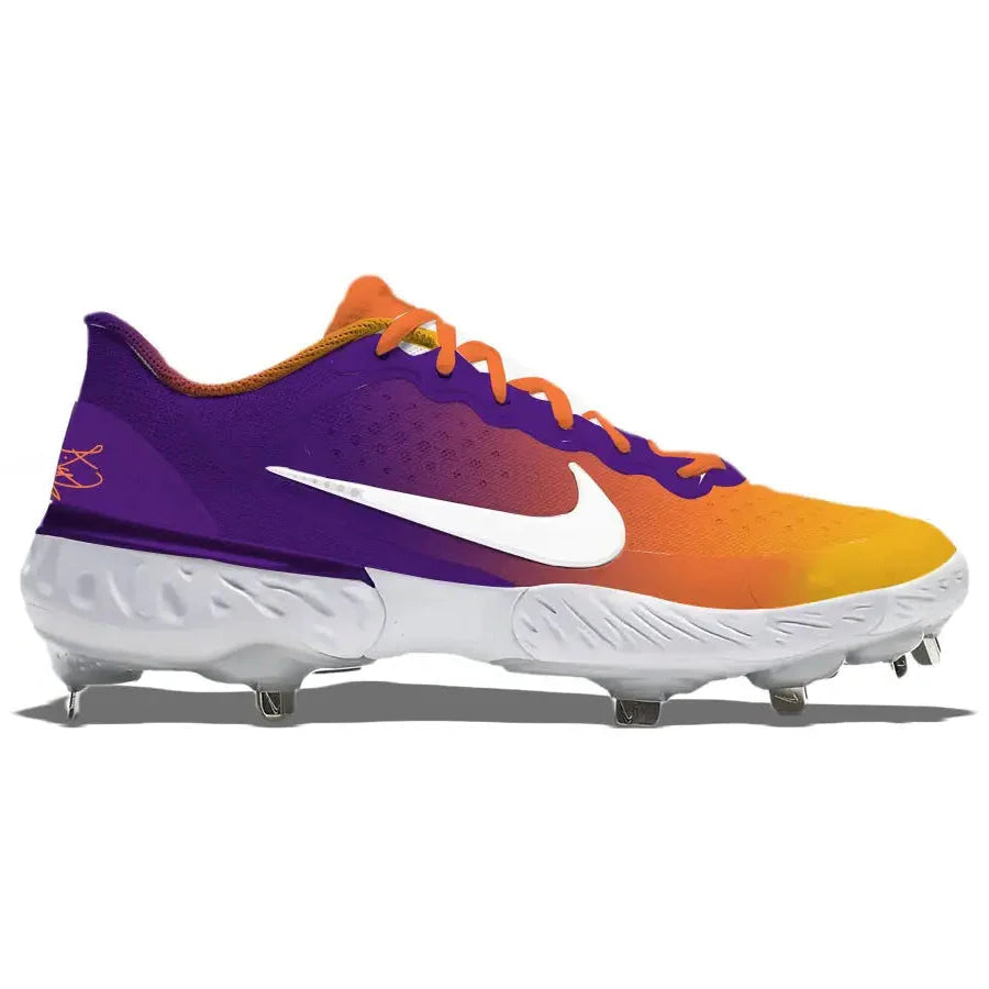 "Sunset" Nike Alpha Huarache Elite 3 Low Cleats
