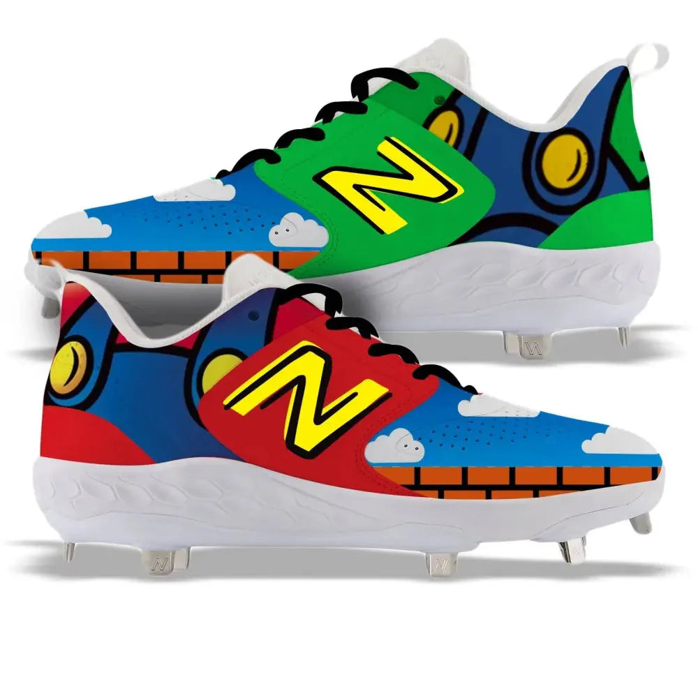 "Super" New Balance Fresh Foam X 3000 V6 Cleats - Size 9 Men's Metal