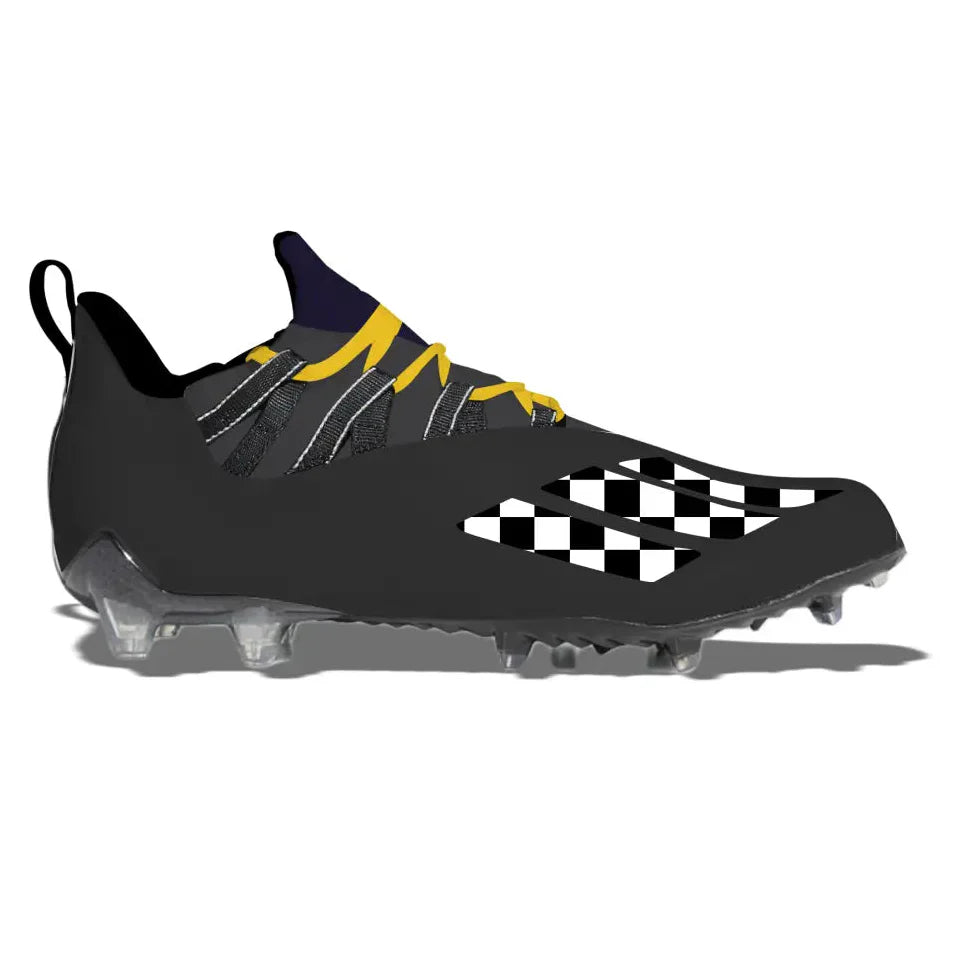 "Taxi Checkers" Adidas Adizero 11.0 Football Cleats