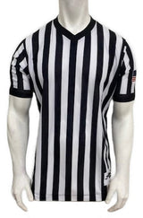 Honig's Pro-Stretch V-Neck Basketball Officials Shirt Sublimated American Flag on Left Sleeve
