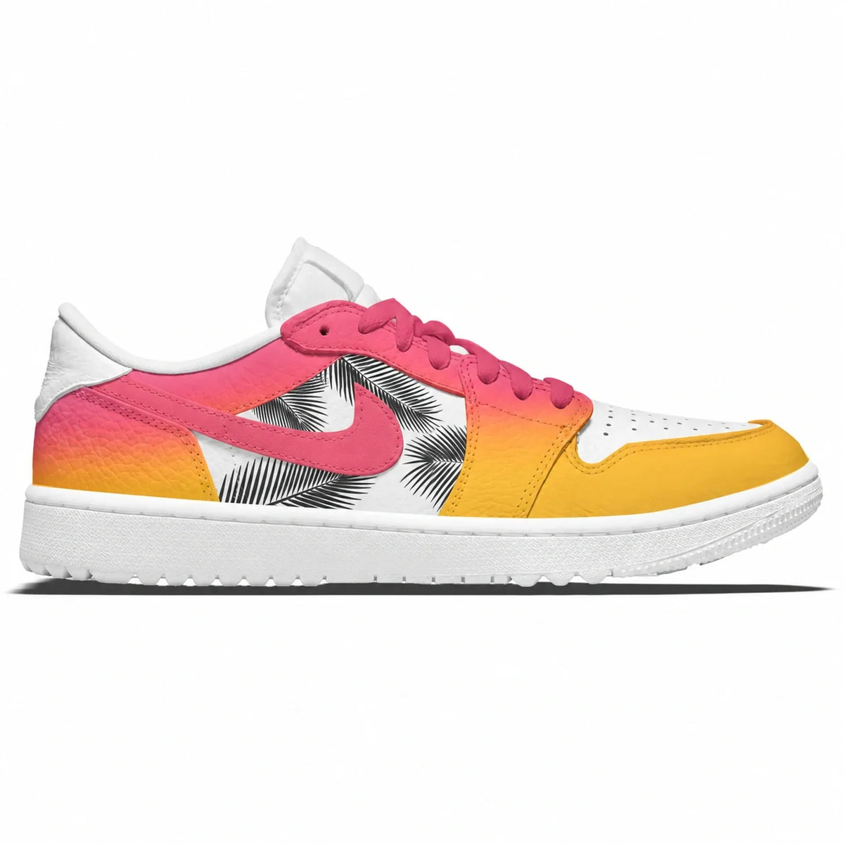 "Tropical" Jordan 1 Golf Shoes