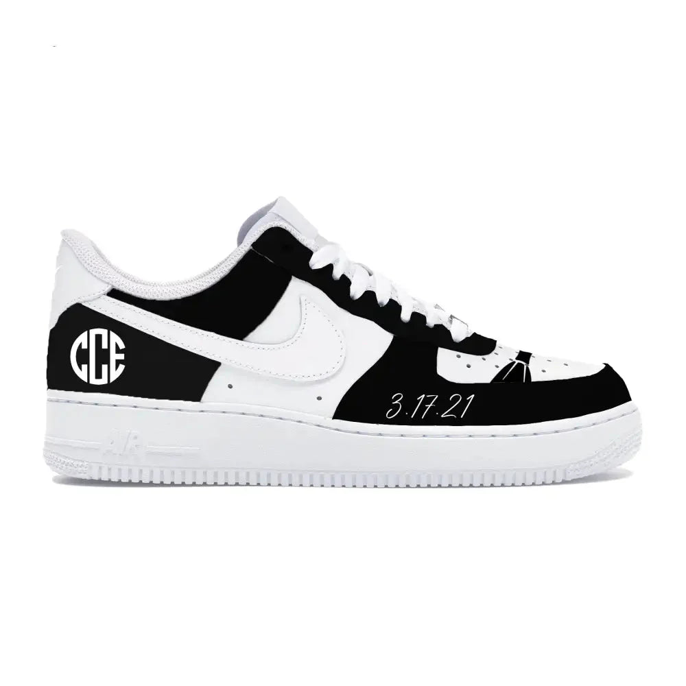 "Tuxedo" Nike Air Force 1 Low Shoes