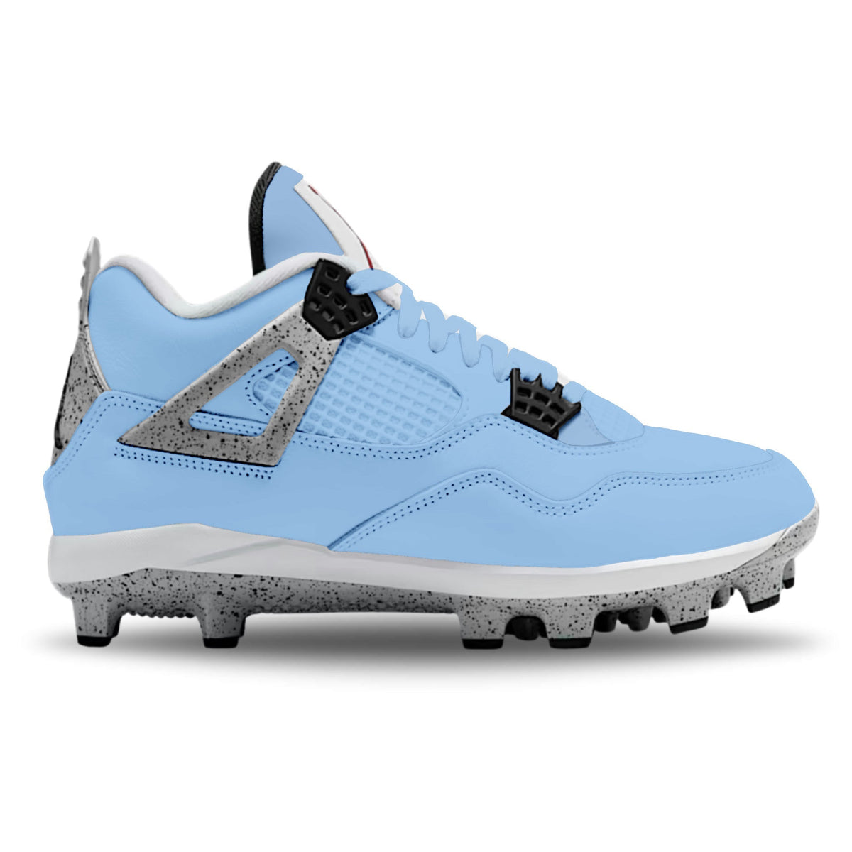 "University Blue" Jordan 4 Retro MCS Cleats