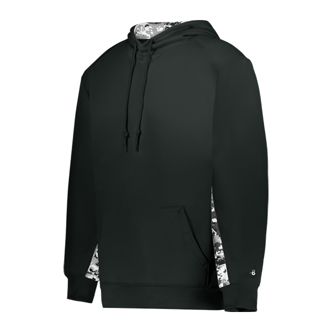 Digital Colorblock Hood