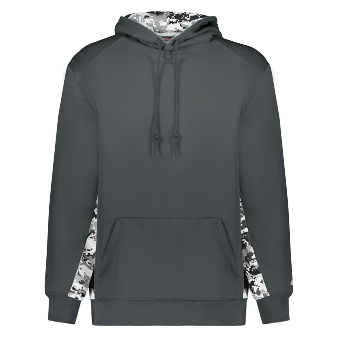 Digital Colorblock Hood