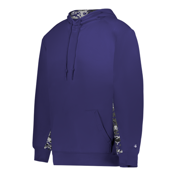 Digital Colorblock Hood
