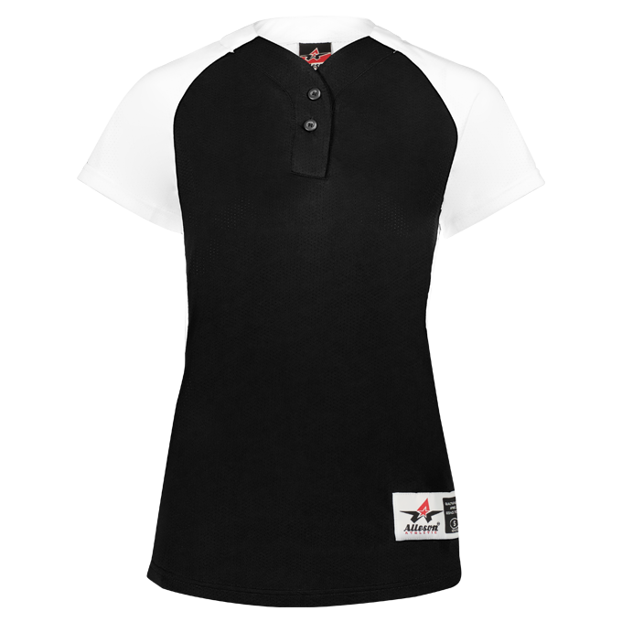 Womens Two Button Fastpitch Jersey