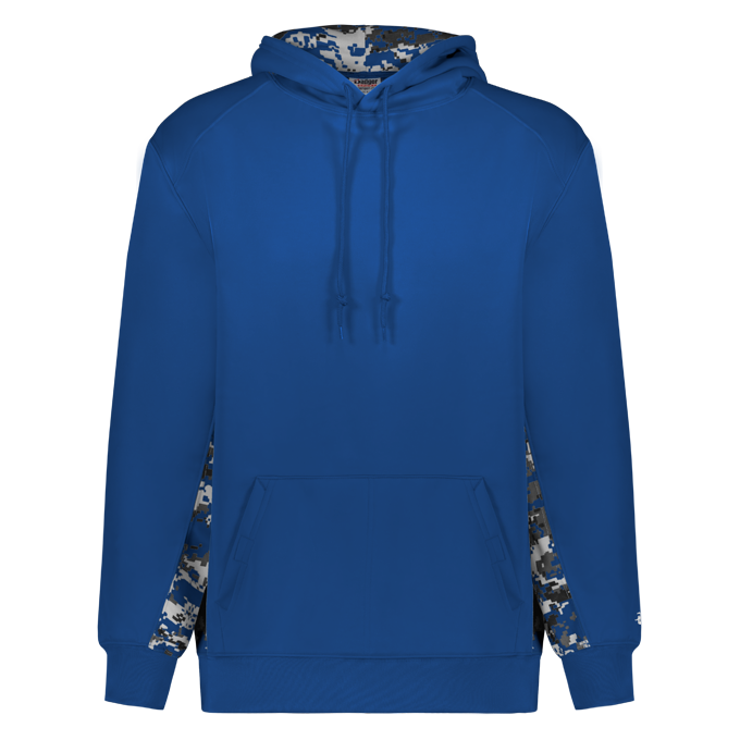 Digital Colorblock Hood