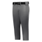 Gray pants with a black belt on a white background