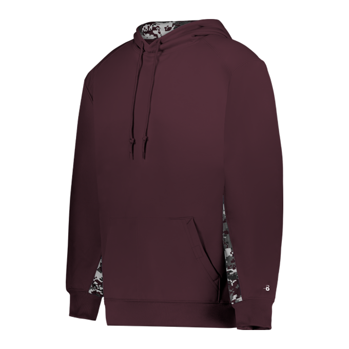 Digital Colorblock Hood