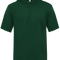 Green short-sleeve hoodie on a white background