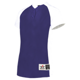 Girls Two Button Fastpitch Jersey - Pro Game Sports