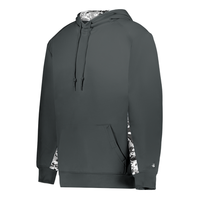 Digital Colorblock Hood