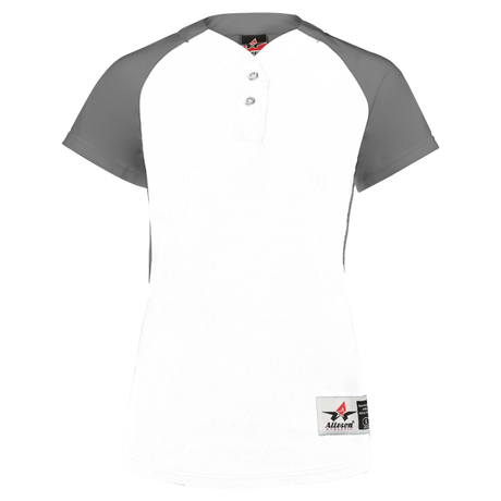 Girls Two Button Fastpitch Jersey - Pro Game Sports