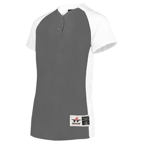 Girls Two Button Fastpitch Jersey - Pro Game Sports
