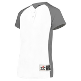 Girls Two Button Fastpitch Jersey - Pro Game Sports