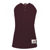 Girls Two Button Fastpitch Jersey - Pro Game Sports