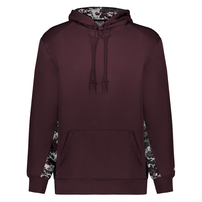 Digital Colorblock Hood