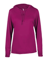 B-Core L/S Women's Hood Tee - Pro Game Sports