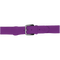 Purple belt with a silver buckle on a white background