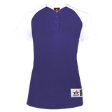 Womens Two Button Fastpitch Jersey - Pro Game Sports