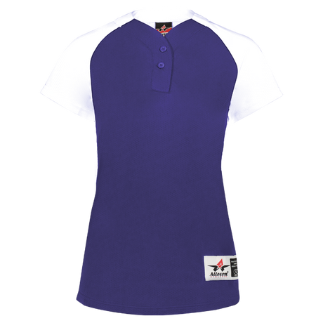 Womens Two Button Fastpitch Jersey - Pro Game Sports