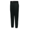 Black pants with a belt on a white background