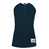 Womens Two Button Fastpitch Jersey - Pro Game Sports