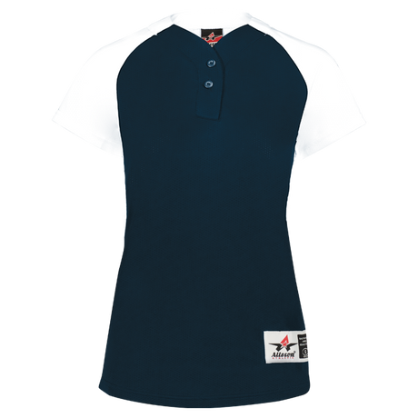 Womens Two Button Fastpitch Jersey - Pro Game Sports
