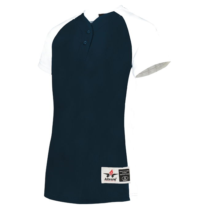 Womens Two Button Fastpitch Jersey