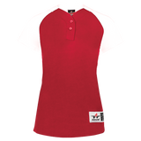 Girls Two Button Fastpitch Jersey - Pro Game Sports