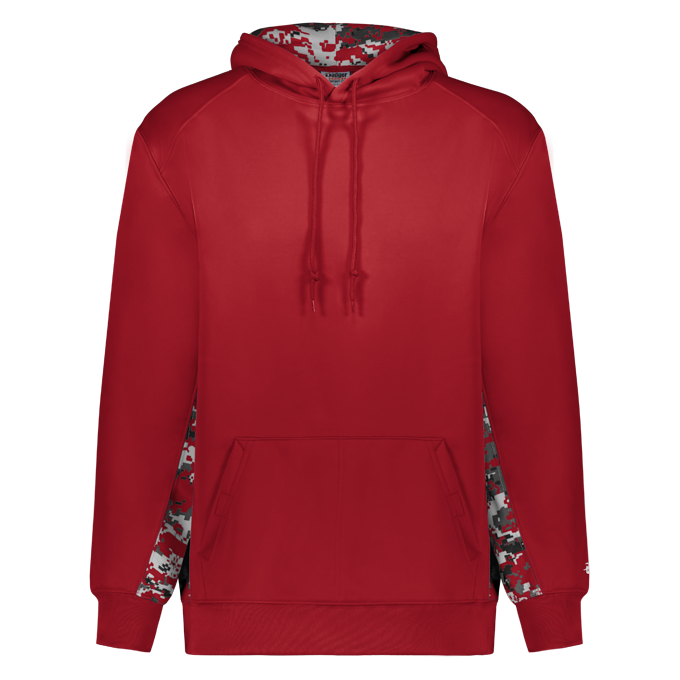 Digital Colorblock Hood